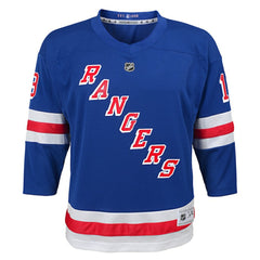 NHL Blue Alexis Lafreniere New York Rangers Youth Home Replica Player Jersey