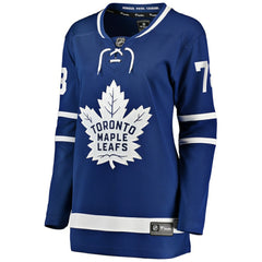 NHL Blue TJ Brodie Toronto Maple Leafs Fanatics Women's Breakaway Player Jersey