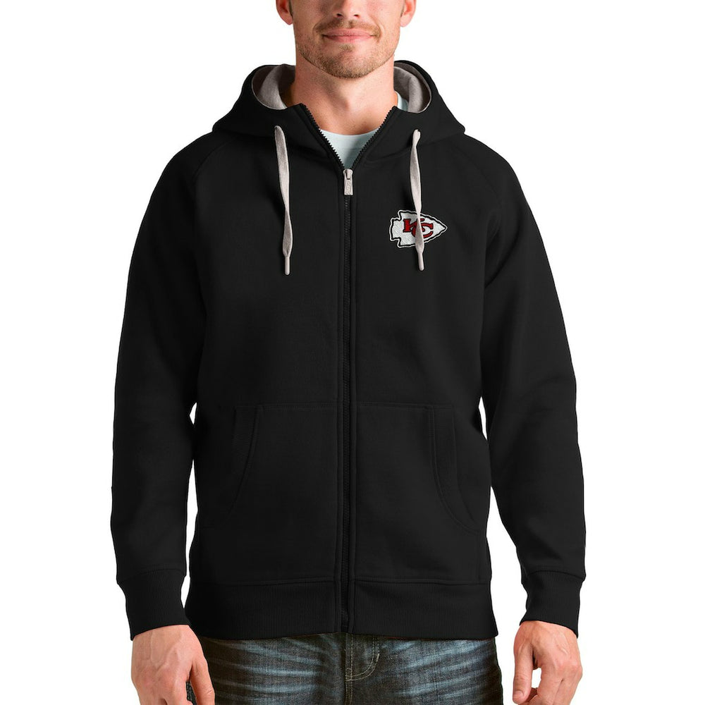 Antigua Victory Full-Zip Hoodie - Kansas City Chiefs