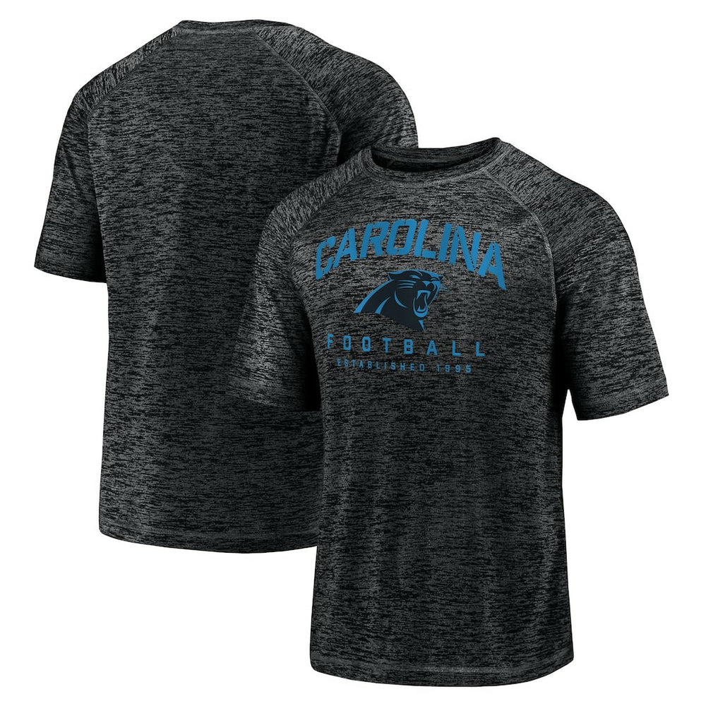 Shade Battle Ready Raglan Space-Dye T-Shirt - Carolina Panthers