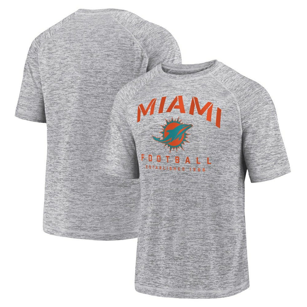 Shade Battle Ready Raglan Space-Dye T-Shirt - Miami Dolphins