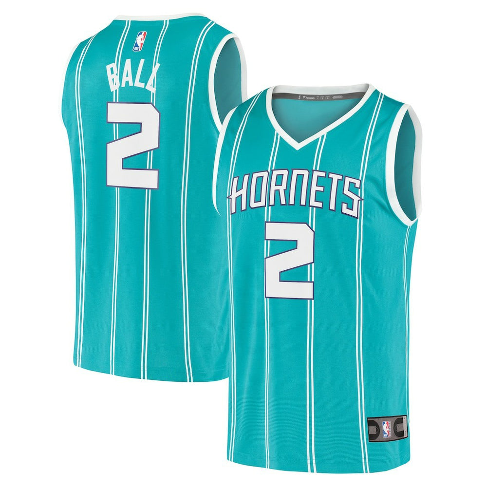 NBA LaMelo Ball Charlotte Hornets Fast Break Replica Jersey Teal