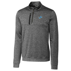 Cutter & Buck Stealth Quarter-Zip Jacket - Detroit Lions