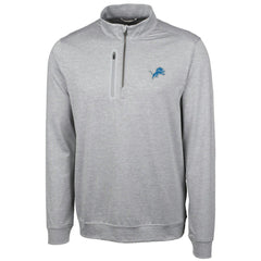 Cutter & Buck Stealth Quarter-Zip Jacket - Detroit Lions