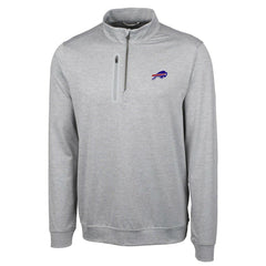 Cutter & Buck Big & Tall Stealth DryTec Quarter-Zip Pullover Jacket - Buffalo Bills