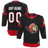 NHL Black Ottawa Senators Youth Home Custom Premier Jersey