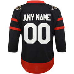 NHL Black Ottawa Senators Youth Home Replica Custom Jersey