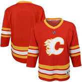 NHL Red Calgary Flames Youth Home Replica Blank Jersey