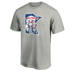 MLB Minnesota Twins Cooperstown Collection Huntington Logo T-Shirt