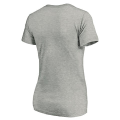 MLB Philadelphia Phillies Women's Cooperstown Collection Huntington Logo V-Neck T-Shirt