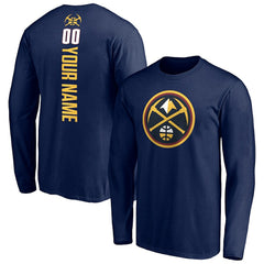 NBA Denver Nuggets Playmaker Personalized Name & Number Long Sleeve T-Shirt sale