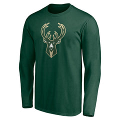 NBA Milwaukee Bucks Playmaker Personalized Name & Number Long Sleeve T-Shirt
