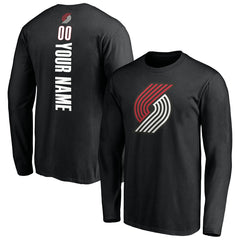 NBA Portland Trail Blazers Playmaker Personalized Name & Number Long Sleeve T-Shirt