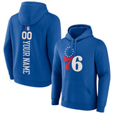 NBA Philadelphia 76ers Playmaker Personalized Name & Number Pullover Hoodie