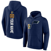NBA Utah Jazz Playmaker Personalized Name & Number Pullover Hoodie