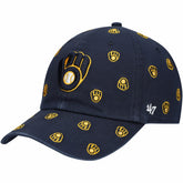 MLB Milwaukee Brewers '47 Women's Confetti Clean Up Adjustable Hat