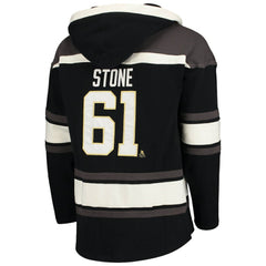NHL Black Mark Stone Vegas Golden Knights '47 Player Name & Number Lacer Pullover Hoodie