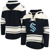 NHL Navy Seattle Kraken '47 Superior Lacer Hoodie