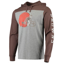 '47 Franklin Wooster Long Sleeve Hoodie T-Shirt - Cleveland Browns