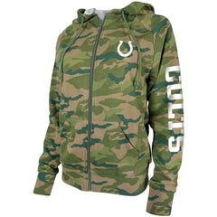 Women's Raglan Full-Zip Hoodie - Indianapolis Colts