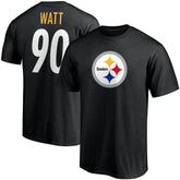 T.J. Watt Player Icon Name & Number T-Shirt - Pittsburgh Steelers