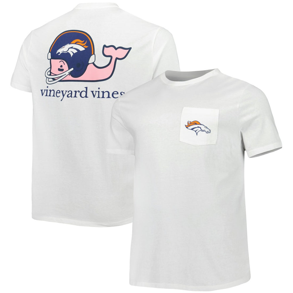 Vineyard Vines Big & Tall Helmet T-Shirt - Denver Broncos