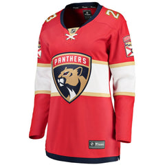 NHL Red Carter Verhaeghe Florida Panthers Fanatics Women's Home Breakaway Jersey