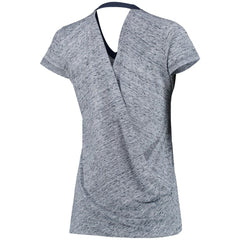 MLB Detroit Tigers Touch Women's Hail Mary V-Neck Back Wrap T-Shirt