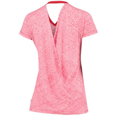 MLB St. Louis Cardinals Touch Women's Hail Mary V-Neck Back Wrap T-Shirt