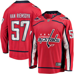 NHL Red Trevor van Riemsdyk Washington Capitals Fanatics Home Breakaway Jersey