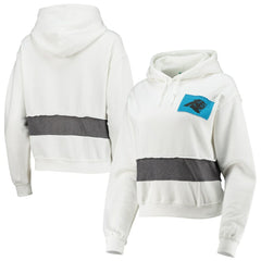 Refried Apparel Women's Sustainable Crop Dolman Pullover Hoodie - Carolina Panthers
