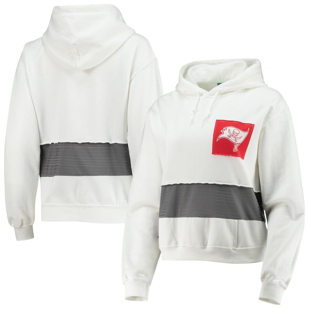Refried Apparel Women's Sustainable Crop Dolman Pullover Hoodie - Tampa Bay Buccaneers