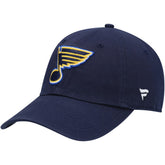 NHL Navy St. Louis Blues Fanatics Core Primary Logo Adjustable Hat