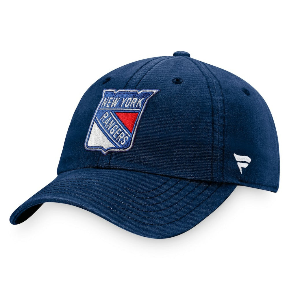 NHL Navy New York Rangers Fanatics Core Primary Logo Adjustable Hat