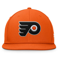 NHL Orange Philadelphia Flyers Fanatics Primary Logo Snapback Hat