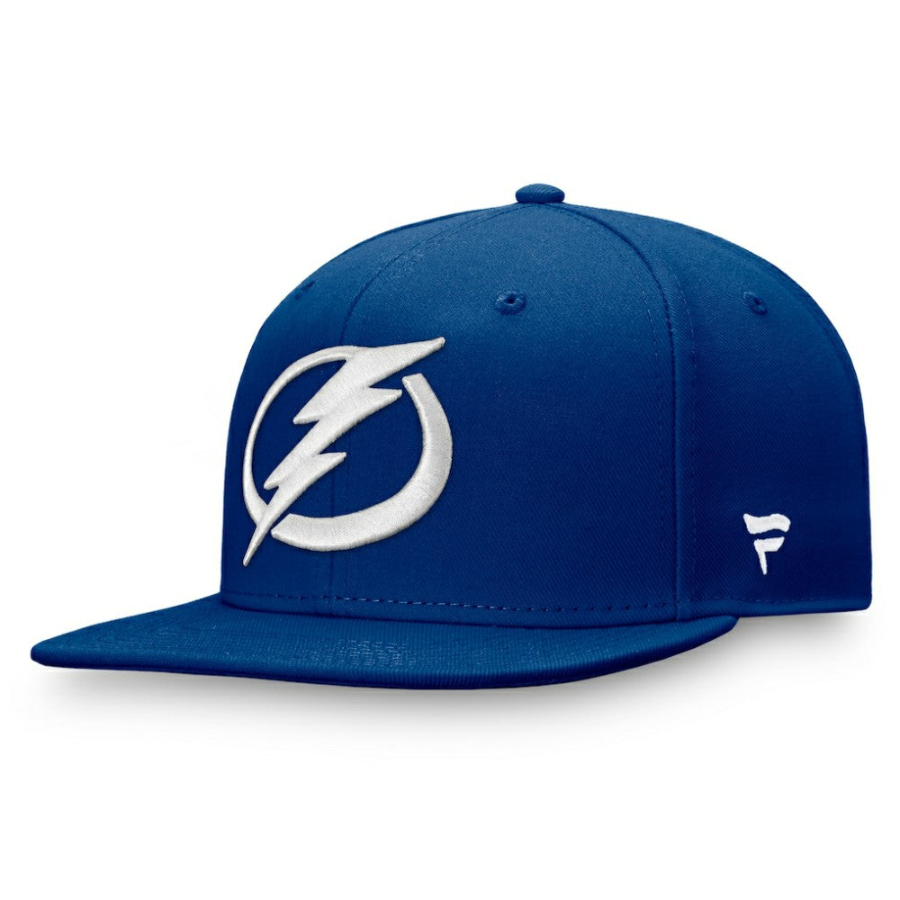 NHL Blue Tampa Bay Lightning Fanatics Primary Logo Snapback Hat