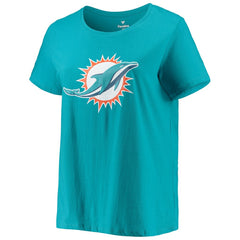 Tua Tagovailoa Women's Plus Size Fair Catch Name & Number Scoop Neck T-Shirt - Miami Dolphins