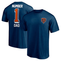 #1 Dad T-Shirt - Chicago Bears