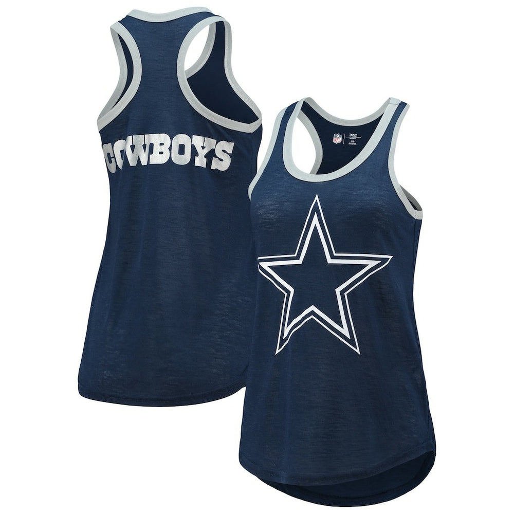 G-III 4Her by Carl Banks Women's Tater Burnout Tank Top - Dallas Cowboys