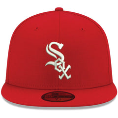 MLB Chicago White Sox New Era White Logo 59FIFTY Fitted Hat