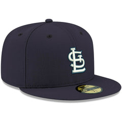 MLB St. Louis Cardinals New Era White Logo 59FIFTY Fitted Hat