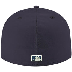 MLB Minnesota Twins New Era White Logo 59FIFTY Fitted Hat