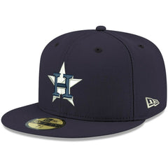 MLB Houston Astros New Era White Logo 59FIFTY Fitted Hat