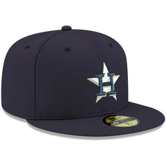 MLB Houston Astros New Era White Logo 59FIFTY Fitted Hat
