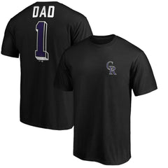 MLB Colorado Rockies Number One Dad T-Shirt