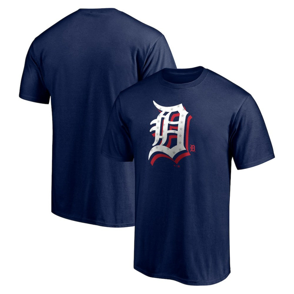 MLB Detroit Tigers Red White and Team T-Shirt