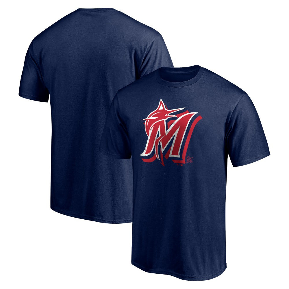MLB Miami Marlins Red White and Team T-Shirt