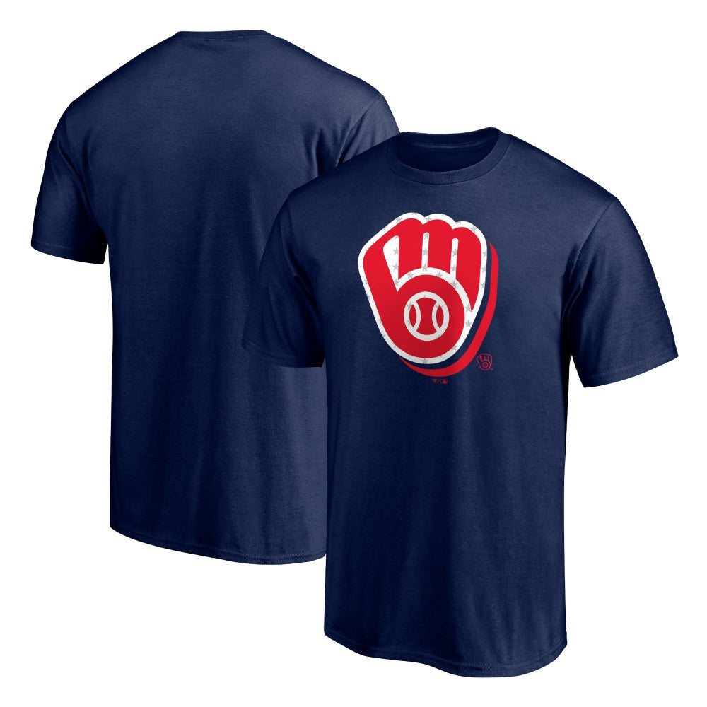 MLB Milwaukee Brewers Red White and Team T-Shirt