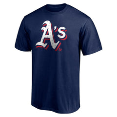 MLB Athletics Red White and Team T-Shirt