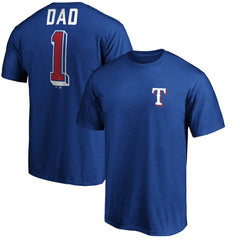 MLB Texas Rangers Number One Dad T-Shirt